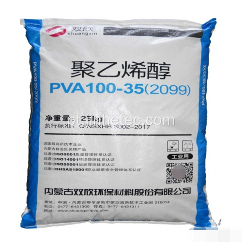 Marca PVA Shuangxin Polivinyl Alcool PVA 100-35